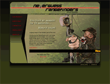 Tablet Screenshot of neverguessrangefinders.com